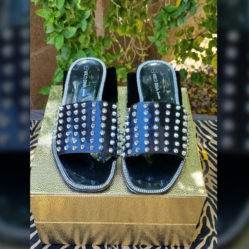 Spiked sandals